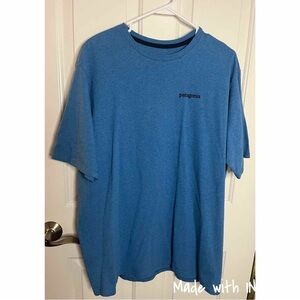 L Patagonia Blue Responsibili-Tee